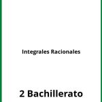Ejercicios Integrales Racionales 2 Bachillerato PDF