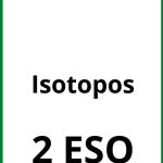 Ejercicios Isotopos 2 ESO PDF
