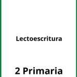 Ejercicios Lectoescritura 2 Primaria PDF