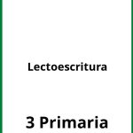 Ejercicios Lectoescritura 3 Primaria PDF