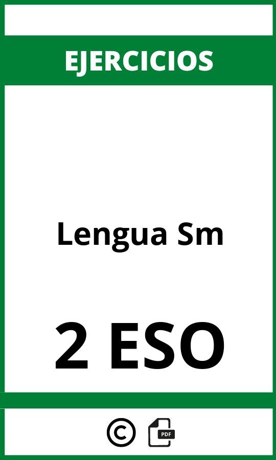 Ejercicios Lengua 2 ESO PDF  Sm