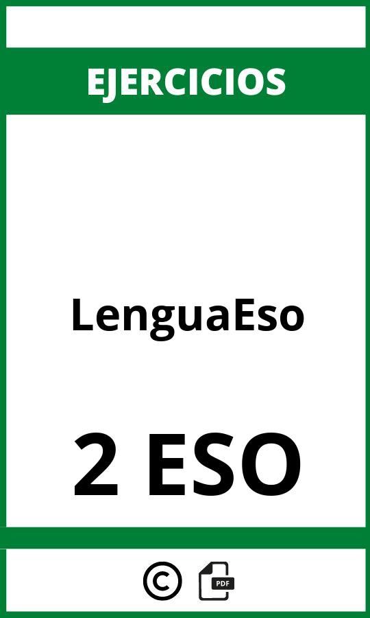 Ejercicios PDF Lengua 2 ESO