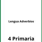 Ejercicios Lengua 4 Primaria Adverbios PDF