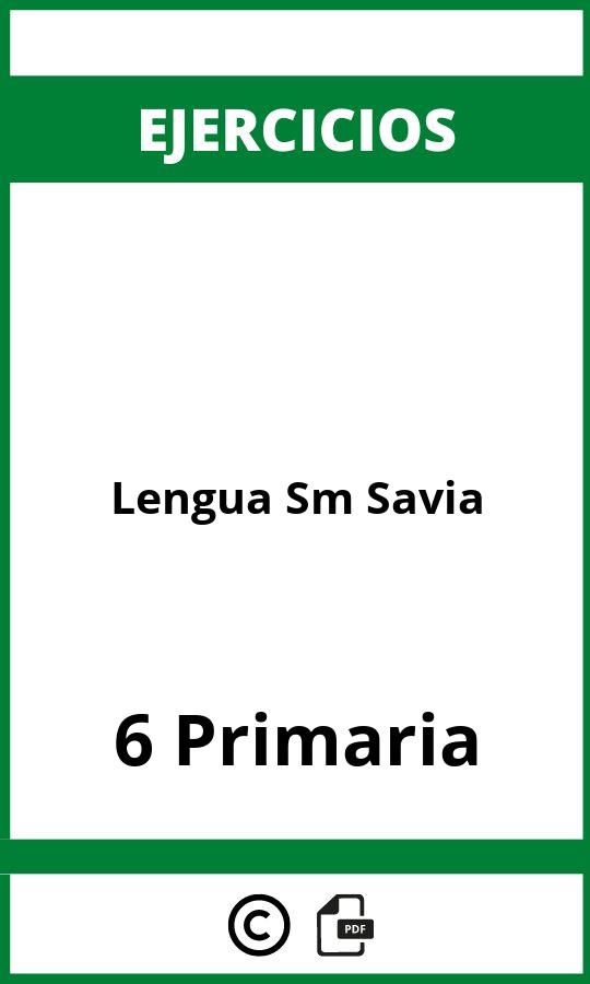 Ejercicios Lengua 6 Primaria Sm Savia PDF