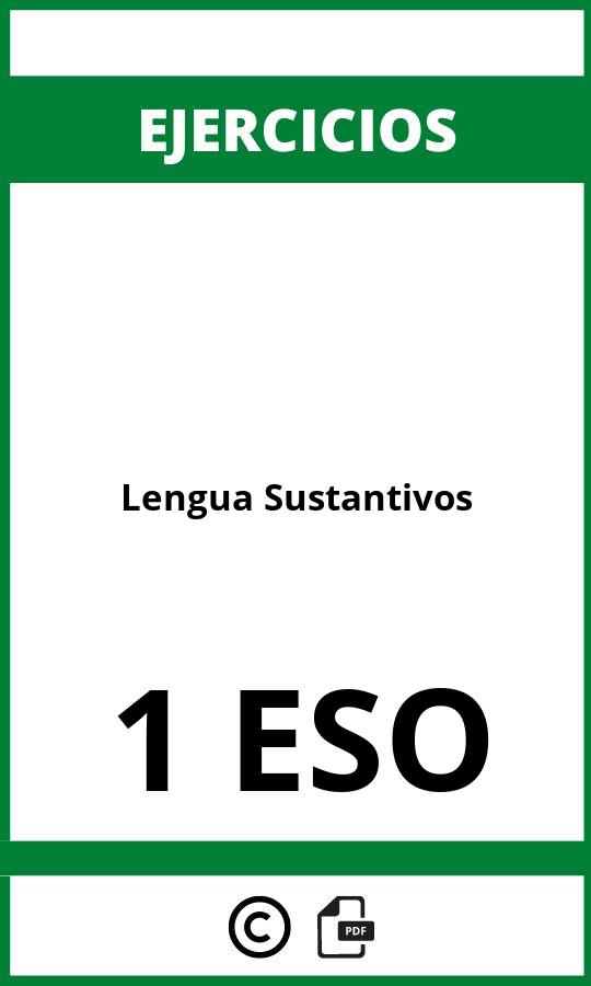 Ejercicios Lengua Sustantivos 1 ESO PDF