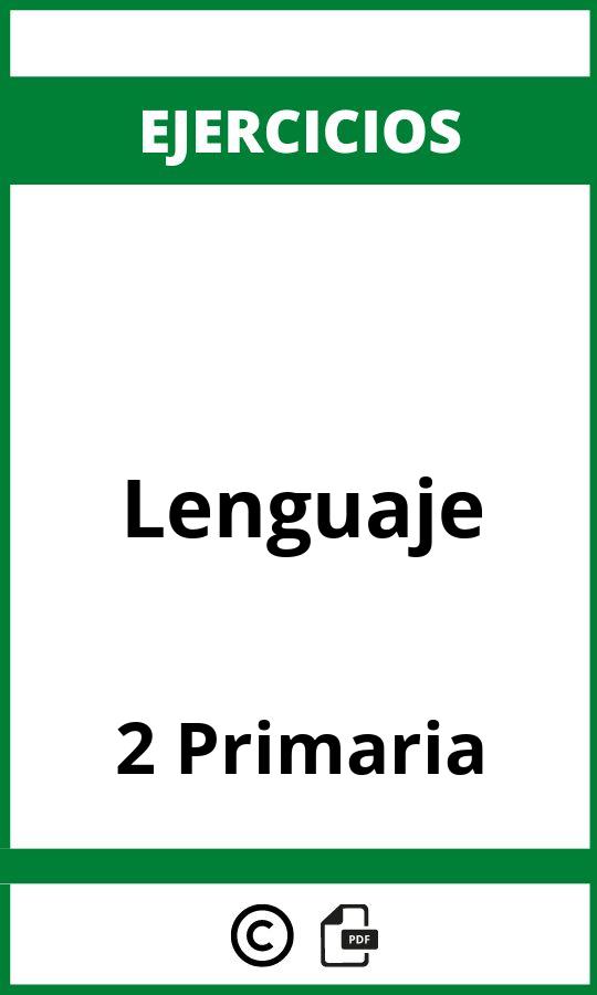 Ejercicios Lenguaje 2 Primaria PDF