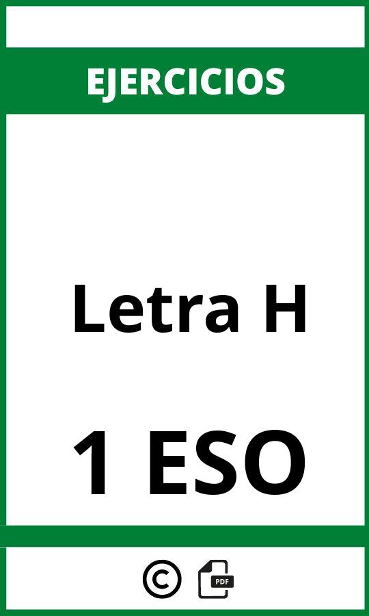 Ejercicios Letra H 1 ESO PDF