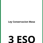 Ejercicios Ley Conservacion Masa 3 ESO PDF