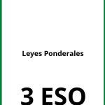 Ejercicios Leyes Ponderales 3 ESO PDF