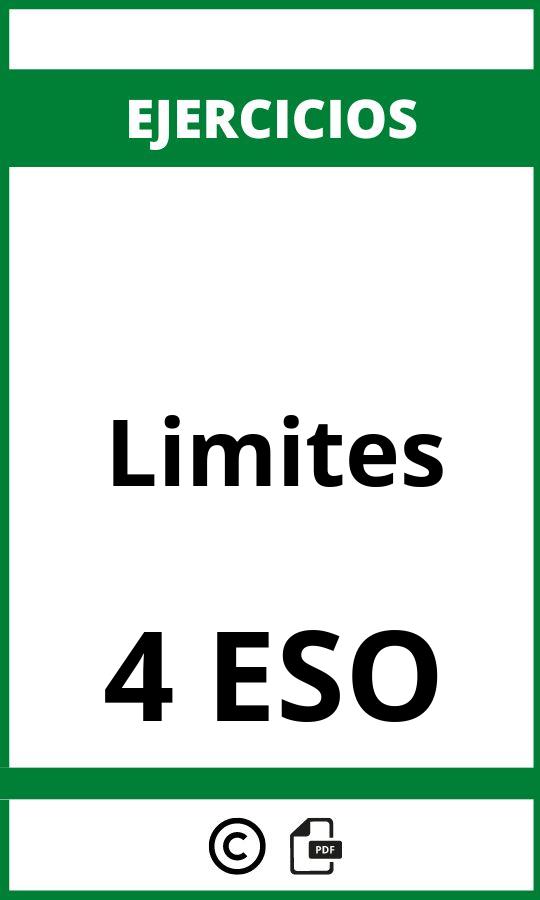 Ejercicios Limites 4 ESO PDF