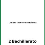 Ejercicios Limites Indeterminaciones 2 Bachillerato PDF