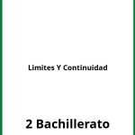 Ejercicios Limites Y Continuidad 2 Bachillerato PDF