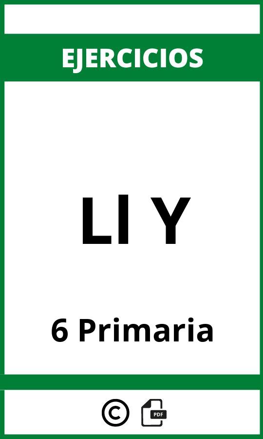 Ejercicios Ll Y 6 Primaria PDF