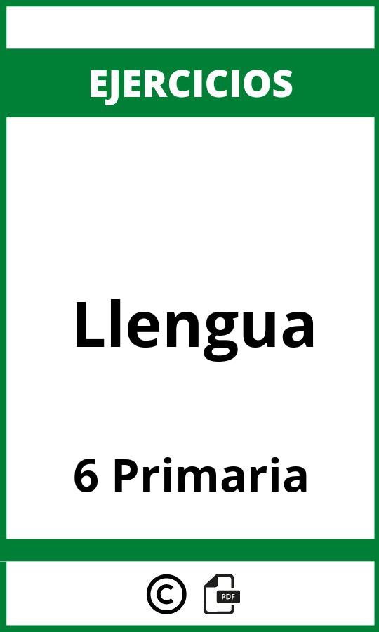 Ejercicios Llengua 6 Primaria PDF