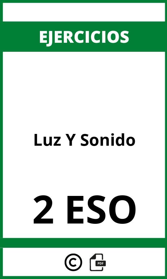 Ejercicios Luz Y Sonido 2 ESO PDF