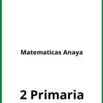 Ejercicios Matematicas 2 Primaria Anaya PDF