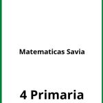 Ejercicios Matematicas 4 Primaria Savia PDF