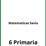 Ejercicios Matematicas 6 Primaria Savia PDF