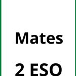 Ejercicios Mates 2 ESO PDF