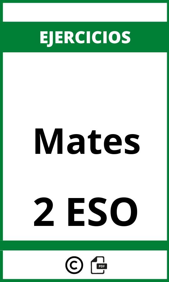 Ejercicios Mates 2 ESO PDF