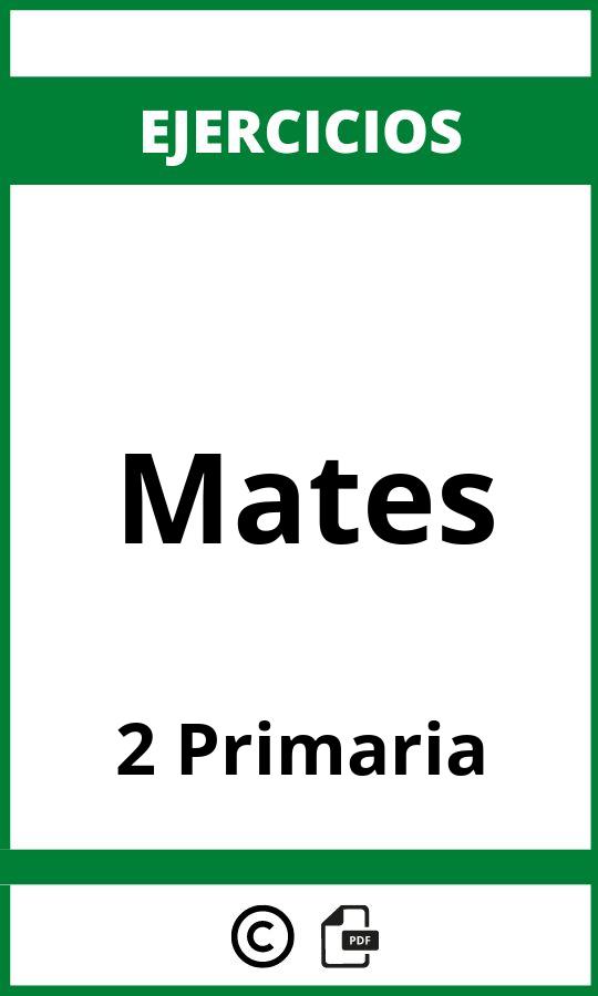 Ejercicios Mates 2 Primaria PDF