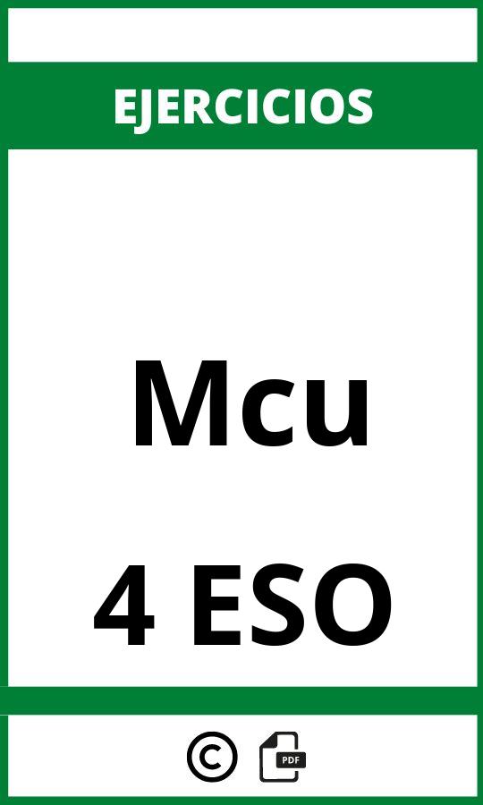 Ejercicios Mcu 4 ESO PDF