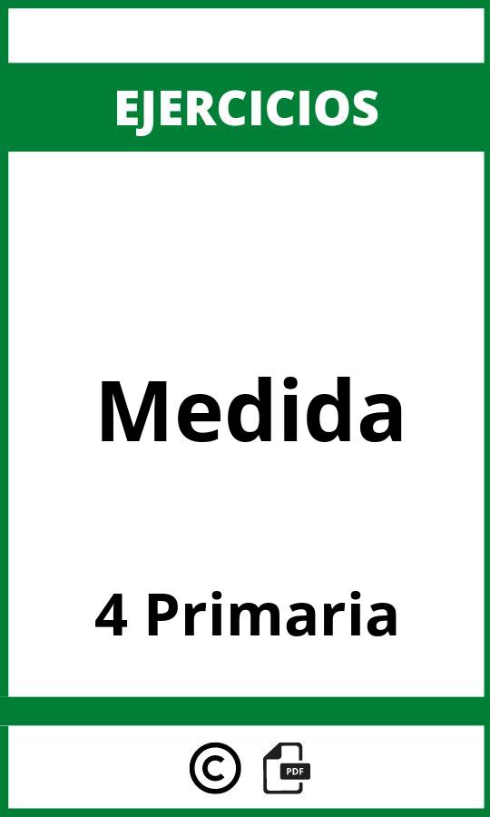 Ejercicios Medida 4 Primaria PDF