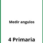 Ejercicios Medir Ángulos 4 Primaria PDF