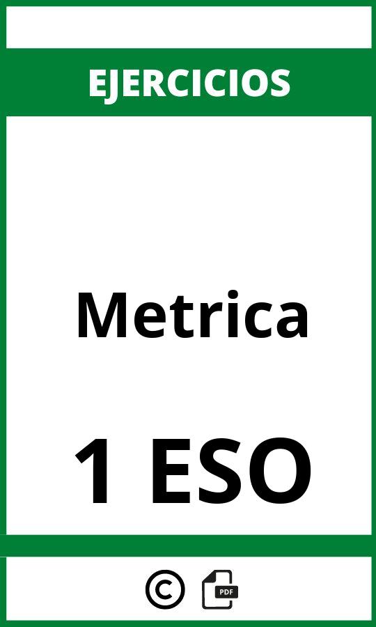 Ejercicios Metrica 1 ESO PDF