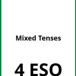 Ejercicios Mixed Tenses 4 ESO PDF