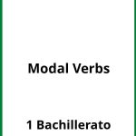 Ejercicios Modal Verbs 1 Bachillerato PDF