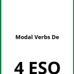 Ejercicios Modal Verbs 4 De ESO PDF