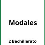 Ejercicios Modales 2 Bachillerato PDF