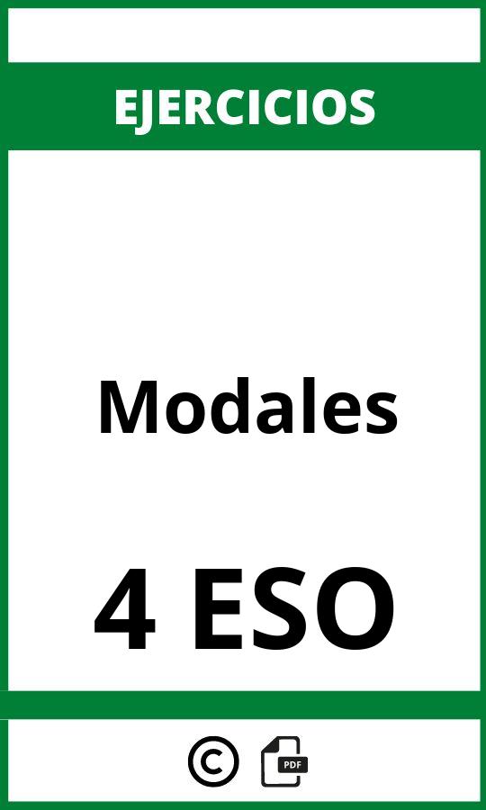 Ejercicios Modales 4 ESO PDF