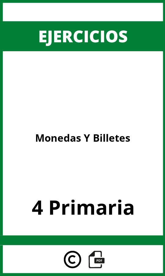 Ejercicios Monedas Y Billetes 4 Primaria PDF