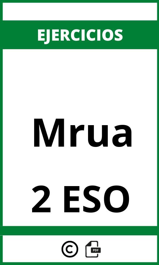 Ejercicios Mrua 2 ESO PDF