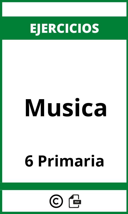 Ejercicios Musica 6 Primaria PDF