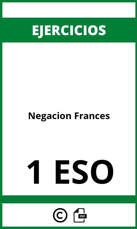 Ejercicios Negacion Frances 1 ESO PDF