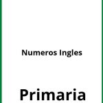 Ejercicios Numeros Ingles Primaria PDF