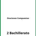 Ejercicios Oraciones Compuestas 2 Bachillerato PDF