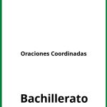 Ejercicios Oraciones Coordinadas Bachillerato PDF