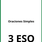 Ejercicios Oraciones Simples 3 ESO PDF
