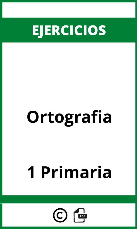 Ejercicios Ortografia 1 Primaria PDF