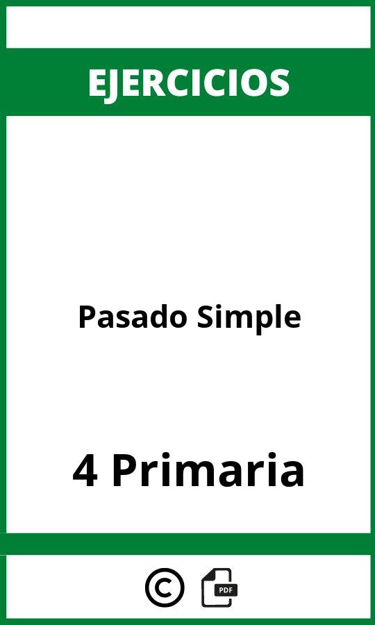 Ejercicios Pasado Simple 4 Primaria PDF