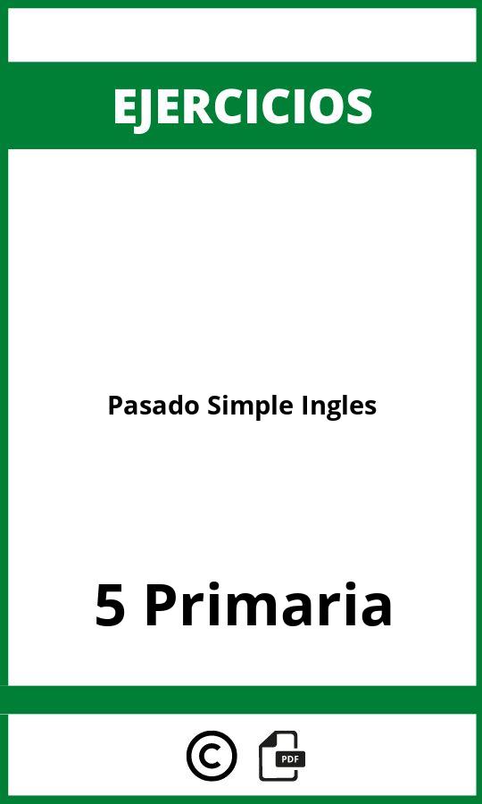 Ejercicios Pasado Simple Ingles 5 Primaria PDF