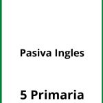 Ejercicios Pasiva Ingles 5 Primaria PDF