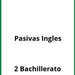 Ejercicios Pasivas Ingles 2 Bachillerato PDF