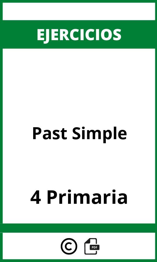 Ejercicios Past Simple 4 Primaria PDF