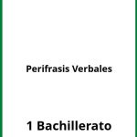 Ejercicios Perifrasis Verbales 1 Bachillerato PDF