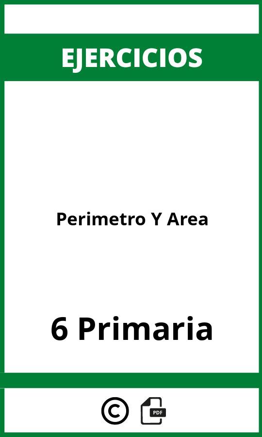 Ejercicios Perimetro Y Area 6 Primaria PDF